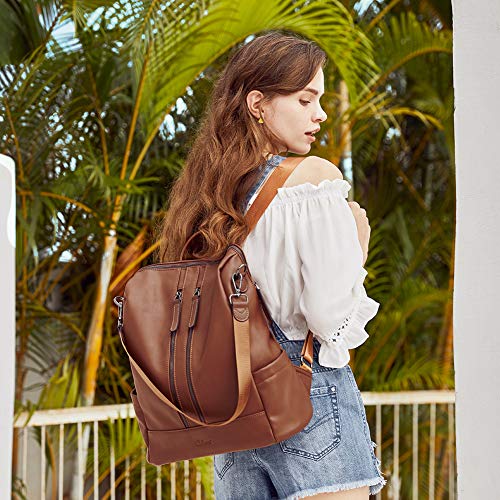 Women Backpack Purse Leather Fashion Travel Casual Detachable Shoulder Bag