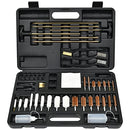 Universal Gun Cleaning Kit Hunting Handgun Shot Gun Cleaning Kit for All Guns with Case Travel Size Portable Metal Brushes