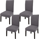 Chair Covers for Dining Room Set of 4 -Dining Room Chair Covers 4 Pack (Set of 4, Gray)