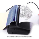 Black Tattoo Transfer Stencil Machine Thermal Copier Printer with Bonus Papers