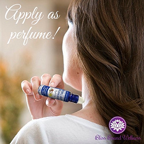 stress relief & sleep essential oils roll on - sleep aid, natural perfume