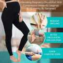 Maternity Leggings Active Wear Over The Bump Pants Pregnancy Shaping