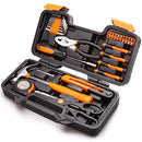 CARTMAN Orange 39-Piece Tool Set - General Household Hand Tool Kit