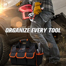 169-Piece Premium Tool Kit with 16 inch Tool Bag, Steel Home Repairing Tool Set