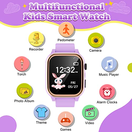 Smart Watch for Girls Toys for 3-10 Year Old Girls Touchscreen Smart Watch