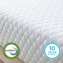 Linenspa 5 Inch Gel Memory Foam Mattress - Firm Support - Twin, White