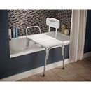 Carex Tub Transfer Bench -Shower Chair Transfer Bench with Height Adjustable Legs