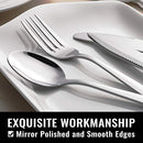 48-Piece Silverware Set with Steak Knives for 8, Stainless Steel Flatware Cutlery Set