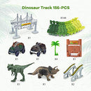 Dinosaur Toys,Create A Dinosaur World Road Race,Flexible Track Playset