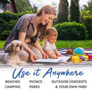 Extra Large Picnic & Outdoor Blanket Dual Layers for Outdoor Water-Resistant