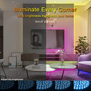 BIHRTC Led Strip Lights 5050 Rgb 600leds 32.8ft Led Lights