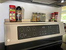 Stove Top Shelf & Spice Rack - Kitchen Shelf - Food Grade Stainless Steel