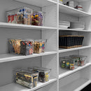 Plastic Storage Bins with Lids – Perfect Kitchen Organization or Pantry Storage