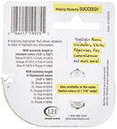 Fluorescent Highlighter Tape 1/2"X720"-Fluorescent Yellow