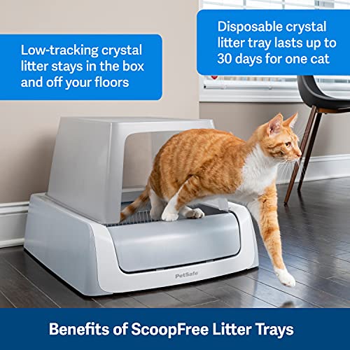 ScoopFree Self-Cleaning Cat Litter Box Tray Refills with Premium Blue Non-Clumping Crystals