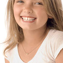 Tiny Initial A Necklace for Girls - 14K Gold Filled Heart Initial A Necklaces