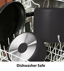 Specialty Total Nonstick Dishwasher Safe Oven Safe Stockpot Cookware, 12-Quart, Black
