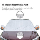 Universal Fit Windshield Sun Shade for Cars, Compact and Mid-Size SUVs, Anti-Theft