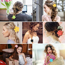 2 PCS Flower Hair Clips Cute Claw Clips for Women Girls Thick Hair, Big Hair Clips Cute