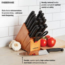 18-Piece Never Needs Sharpening High-Carbon Stainless Steel Knife Block Set