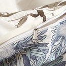 Silhouette Reversible Floral Print 3-Piece 100% Cotton Bedding Set