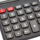 Amazon Basics LCD 8-Digit Desktop Calculator, Black - 1 Pack