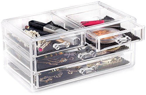 Clear Cosmetic Storage Organizer - Easily Organize Your Cosmetics