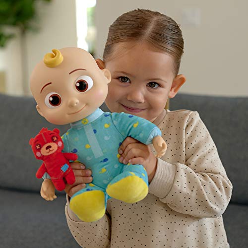 Musical Bedtime JJ Doll, Soft Plush Body, Toys for Babies