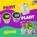 Paint & Plant Stoneware Flower Gardening Kit - Gifts for Girls & Boys