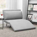 Convertible Futon Sofa Chair 4 in 1 Multi-Function Modern Mini Single Floor Sleeper Bed