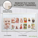 Baby's First Year Frame | Collage Frame For Baby In White | 12 Month Picture Frame