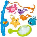 Fishing Floating Squirts Toy and Water Scoop with Organizer Bag(8 Pack)