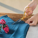 Heavy Duty Tailor Scissors 8" Gold Stainless Steel Dressmaker Shears(Gold)