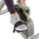 Folding Exercise Bike, 8 Levels of Resistance Stationary Bike, Bluetooth tracking & Tablet Holder