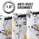 Blackout Curtains for Living Room Darkening Thermal Insulated Panels 84 Inch Long