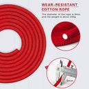 Jump Rope Cotton Adjustable Skipping Weighted jumprope (Pink)