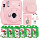 Instax Mini 11 Camera with Fujifilm Instant Mini Film (60 Sheets) Bundle with Deals