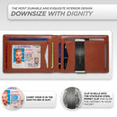 Leather Slim Wallets for Men. Wallet Card Holder with Money Clip.