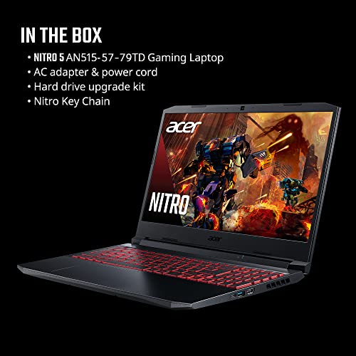 Acer Nitro 5 AN515-57-79TD Gaming Laptop | Intel Core i7-11800H | NVIDIA GeForce RTX