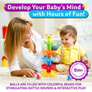 5 Layer Ball Drop and Roll Swirling Tower for Baby and Toddler Educational Toys