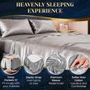 Satin Sheets Queen Size (4 Pieces, 8 Colors),Satin Bed Set with 2 Pillowcase  Bedding Set