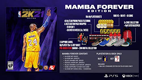 Nba 2K21 Mamba Forever Edition - PlayStation 5 Mamba Forever Edition