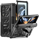 Samsung Galaxy Z Fold 4 Case with Hinge Protection Built-in [Screen Protector] [Kickstand]