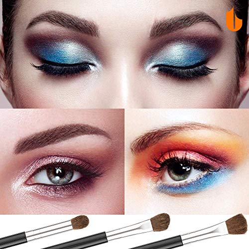 Makeup Brushes Eyeshadow Brush Set - 3pcs Soft Synthetic Eyeshadow Blending Brush