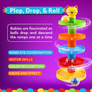 5 Layer Ball Drop and Roll Swirling Tower for Baby and Toddler Educational Toys