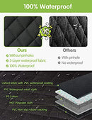 4-in-1 Dog Car Seat Cover, 100% Waterproof Scratchproof Dog Hammock with Big Mesh