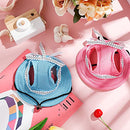 Pet Baseball Hat Round Brim Princess Cap Dog Visor Hat Sun Protection Cap