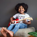 Mini Acoustic kids Guitar for Beginners 3-strings Ages 3+ Learning app and lessons included