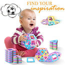 Magnetic Tiles Toys for 3 4 5 6 7 8+ Year Old Boys Girls Upgrade Macaron Castle Magnetic Blocks Building Set for Toddlers STEM Creativity/Educational Toys for Kids Age 3-6 Christmas Birthday Gifts