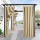 Outdoor Patio Curtains - Blackout Waterproof Porch Curtains Protect Sunight
